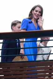 Kate Middleton Attends Wimbledon 2025 Final in Regal Summer Blue