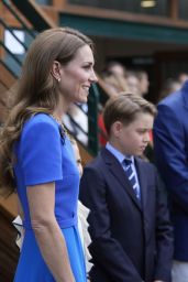 Kate Middleton Attends Wimbledon 2025 Final in Regal Summer Blue