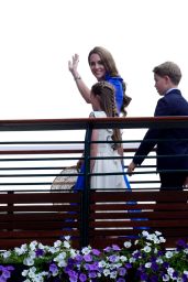 Kate Middleton Attends Wimbledon 2025 Final in Regal Summer Blue