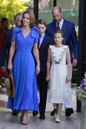 Kate Middleton Attends Wimbledon 2025 Final in Regal Summer Blue