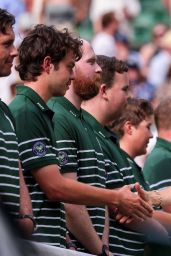 Kate Middleton Attends Wimbledon Final in Structured Self-Portrait Chic