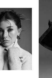 Katie Douglas Unveils Stark Elegance for 