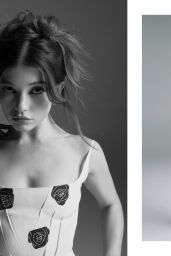 Katie Douglas Unveils Stark Elegance for 