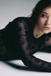 Katie Douglas Unveils Stark Elegance for 'Behind The Blinds'