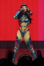 Katy Perry Unleashes Cyber Couture at The Kia Forum – July 2025