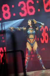 Katy Perry Unleashes Cyber Couture at The Kia Forum – July 2025