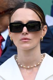 Keira Knightley Attends Wimbledon Final - July 13, 2025