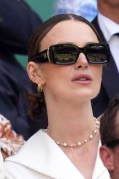 Keira Knightley Attends Wimbledon Final - July 13, 2025