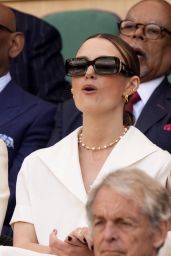 Keira Knightley Attends Wimbledon Final - July 13, 2025