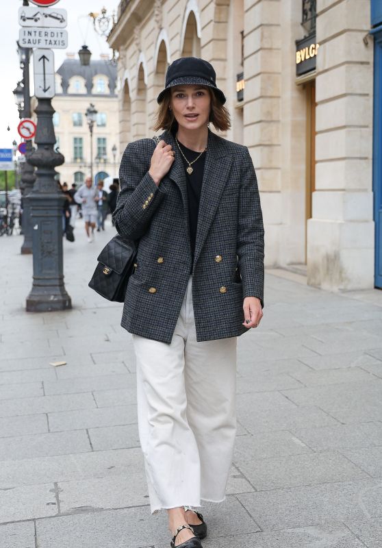 Keira Knightley’s Parisian Prowl: Effortless Chic in the City of Lights