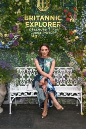 Keira Knightley Unveils Floral Chic at Britannic Explorer Launch