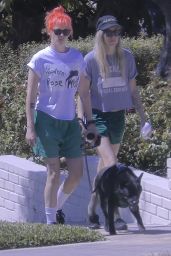 Kristen Stewart, Dylan Meyer, Dog Walk Style