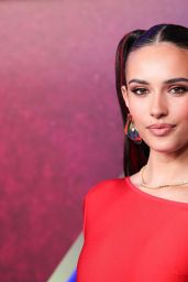 Kylie Cantrall Attends ‘Zombies 4’ Premiere in Crimson Couture at El Capitan