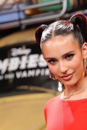 Kylie Cantrall Attends ‘Zombies 4’ Premiere in Crimson Couture at El Capitan