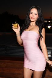 Leah Kateb Debuts Bandage Dress at Skylar LA Event