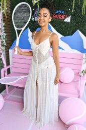 Leigh-Anne Pinnock - Evian 'Mountain of Youth' Suite, Wimbledon 2025
