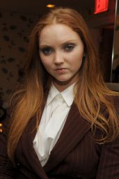 Lily Cole Channels Edwardian Noir at Doctor Parnassus NYC Premiere