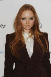 Lily Cole Channels Edwardian Noir at Doctor Parnassus NYC Premiere