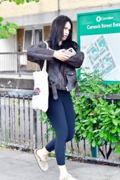 Lily James’ London Stroll: Casual Chic with a Rebel Edge