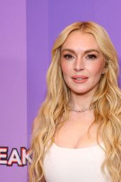 Lindsay Lohan Stuns in Jacquemus at Freakier Friday NYC Screening