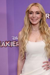 Lindsay Lohan Stuns in Jacquemus at Freakier Friday NYC Screening