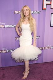Lindsay Lohan Stuns in Jacquemus at Freakier Friday NYC Screening