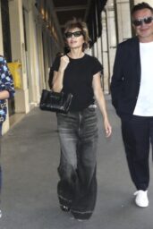 Lisa Rinna Keeps It Cool in Denim for Paris Dinner Outing – July 9, 2025