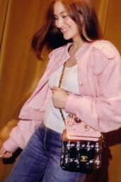 Lola Tung Debuts Pink-on-Gold Whimsy for ELLE USA July 2025