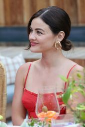 Lucy Hale Debuts Breezy Floral at InStyle Dinner, LA – July 11, 2025