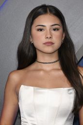Lumi Pollack Debuts Striking White at "Zombies 4" Premiere