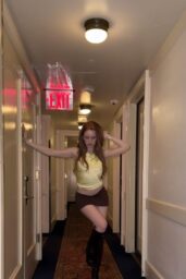 Madelaine Petsch Unveils Retro Corridor Look in July 2025 Shoot