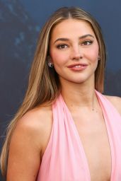 Madelyn Cline Debuts Vintage-Pink Drama at L.A. Horror Premiere