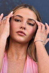 Madelyn Cline Debuts Vintage-Pink Drama at L.A. Horror Premiere