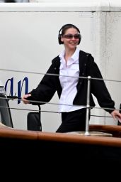 Madelyn Cline Leaves “Day Drinker” Set in Monochrome Ease – Spain 2025