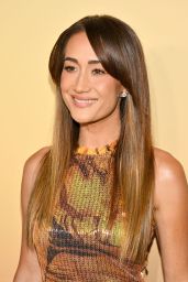 Maggie Q Unveils Stark Elegance at 