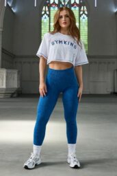 Maisie Smith Unveils GymKing Women Collection in Gritty Shoot