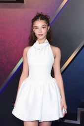 Malia Baker Attends ‘Zombies 4’ Premiere in Angelic White at El Capitan