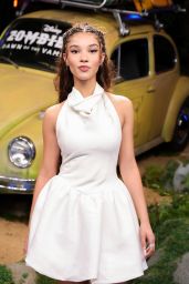 Malia Baker Attends ‘Zombies 4’ Premiere in Angelic White at El Capitan