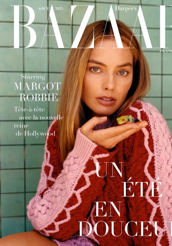 Margot Robbie Covers Harper’s Bazaar France – August 2025