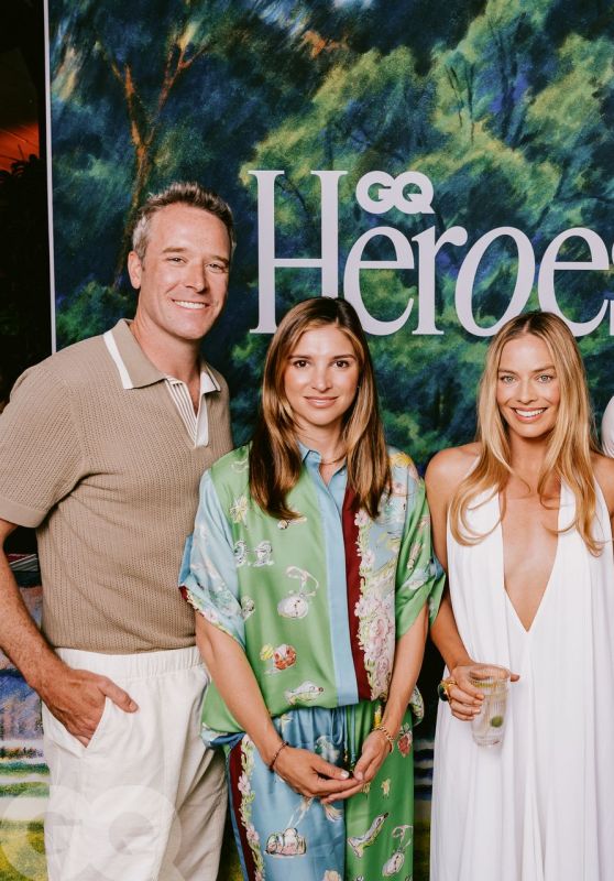 Margot Robbie Embraces Ethereal White at GQ Heroes 2025