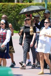 Mariah Carey Celebrates Fourth of July with Festive Flair at Disneyland