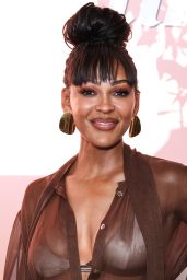 Meagan Good Unveils Sheer Summer Chic in Santa Monica