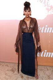 Meagan Good Unveils Sheer Summer Chic in Santa Monica