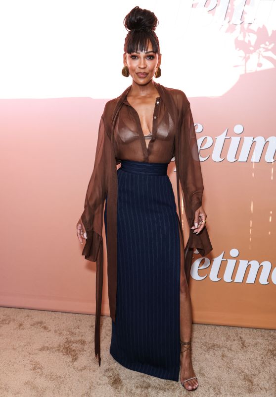 Meagan Good Unveils Sheer Summer Chic in Santa Monica