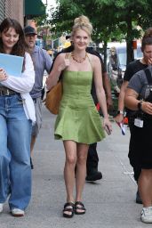 Meghann Fahy Debuts Rom-Com Realness on NYC Set of You Deserve Each Other