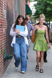 Meghann Fahy Debuts Rom-Com Realness on NYC Set of You Deserve Each Other