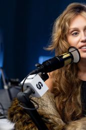 Miley Cyrus Channels Faux-Fur Whiplash at SiriusXM LA