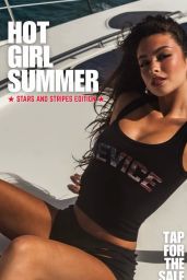 Mishka Silva Channels Coastal Cool in Revice Denim – July 2025