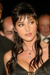 Monica Bellucci’s Lace-Up Noir at Cannes 2002 Premiere