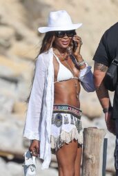 Naomi Campbell's Serene Ibiza Beach Day